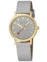 orologio donna Mondaine A660.30314.80SBU Ladies Watch Classic Gray And Gold 36mm 3ATM