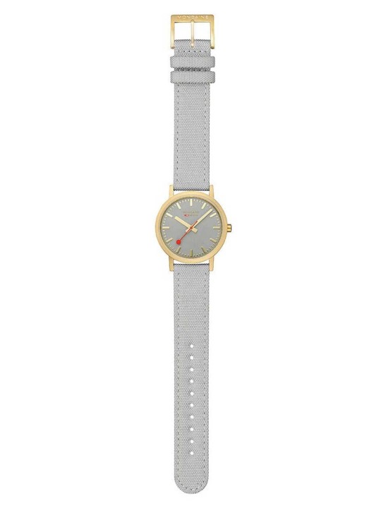 orologio donna Mondaine A660.30314.80SBU Ladies Watch Classic Gray And Gold 36mm 3ATM