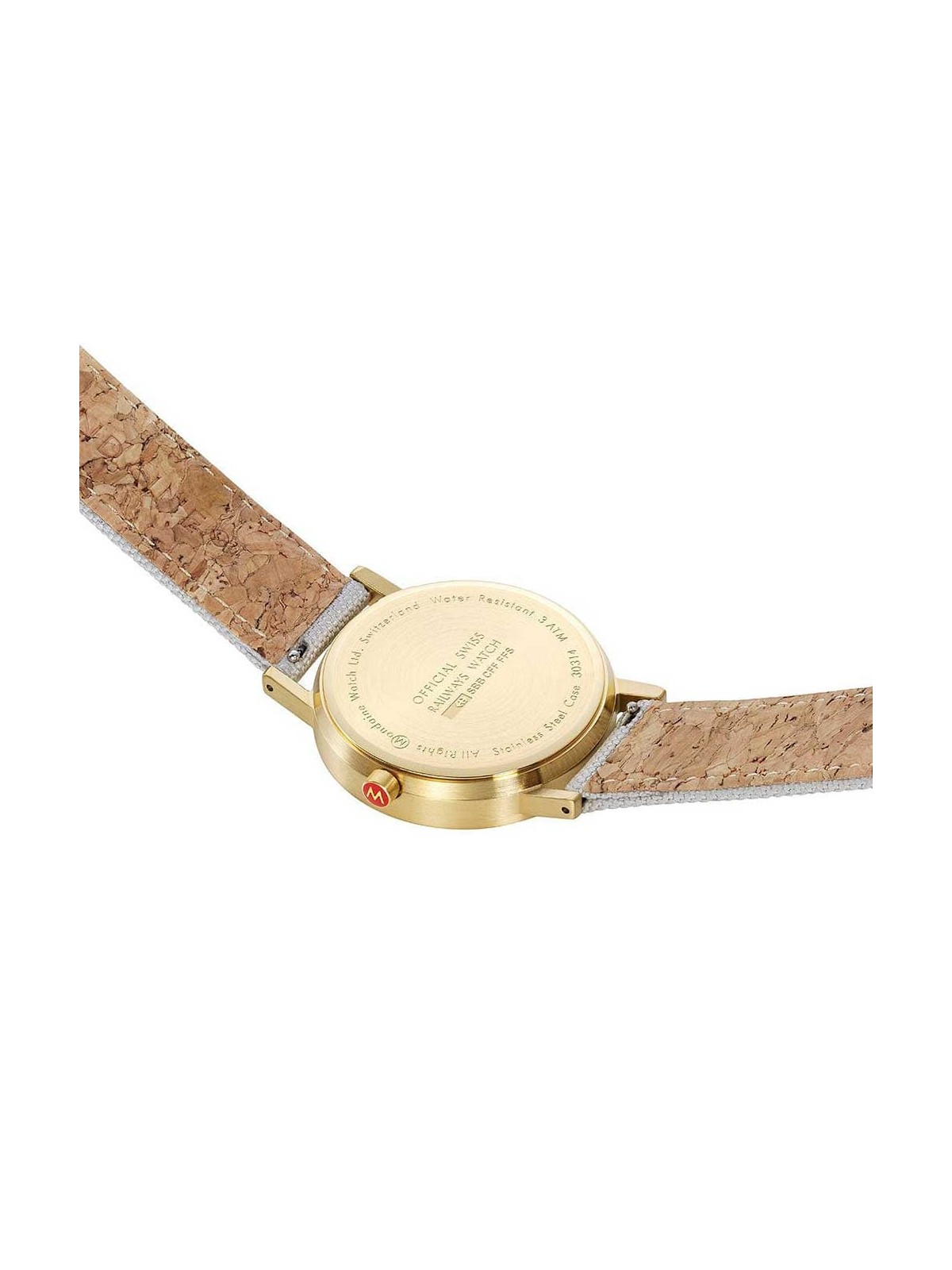 orologio donna Mondaine A660.30314.80SBU Ladies Watch Classic Gray And Gold 36mm 3ATM