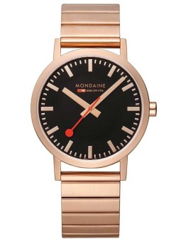 orologio unisex Mondaine A660.30360.16SBR Classic Black And pink 40mm 3ATM