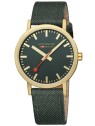 orologio unisex Mondaine A660.30360.60SBS Classic Green And Gold 40mm 3ATM