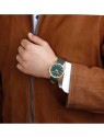 orologio unisex Mondaine A660.30360.60SBS Classic Green And Gold 40mm 3ATM