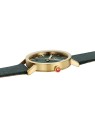 orologio unisex Mondaine A660.30360.60SBS Classic Green And Gold 40mm 3ATM
