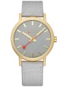 orologio unisex Mondaine A660.30360.80SBU Classic Gray And Gold 40mm 3ATM
