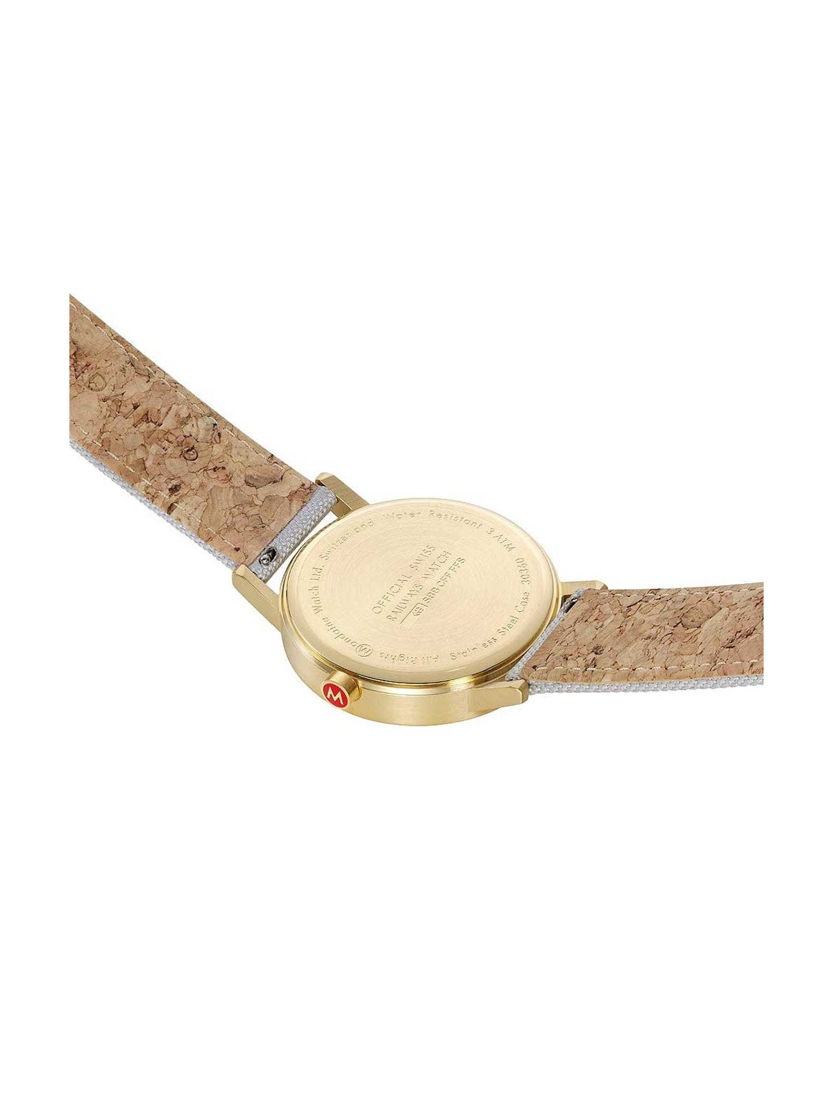 orologio unisex Mondaine A660.30360.80SBU Classic Gray And Gold 40mm 3ATM
