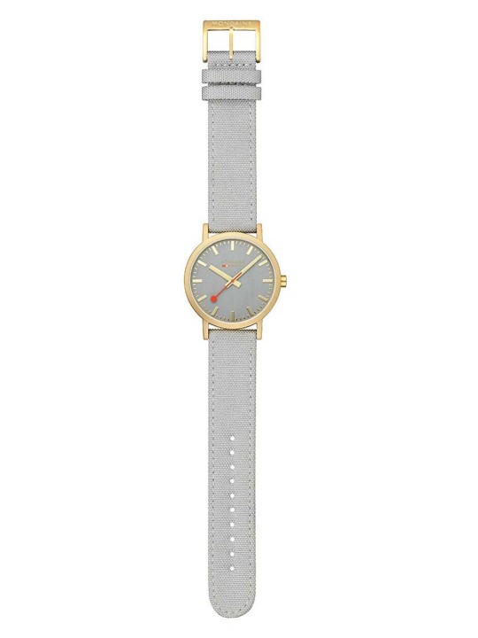 orologio unisex Mondaine A660.30360.80SBU Classic Gray And Gold 40mm 3ATM