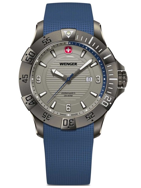 orologio uomo Wenger 01.0641.142 Mens Watch Seaforce 43mm 20ATM