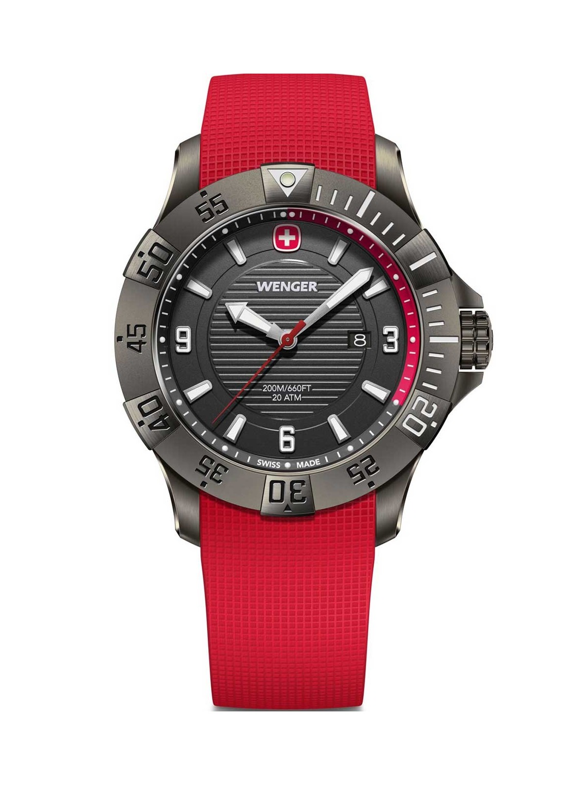 orologio uomo Wenger 01.0641.144 Mens Watch Seaforce 43mm 20ATM