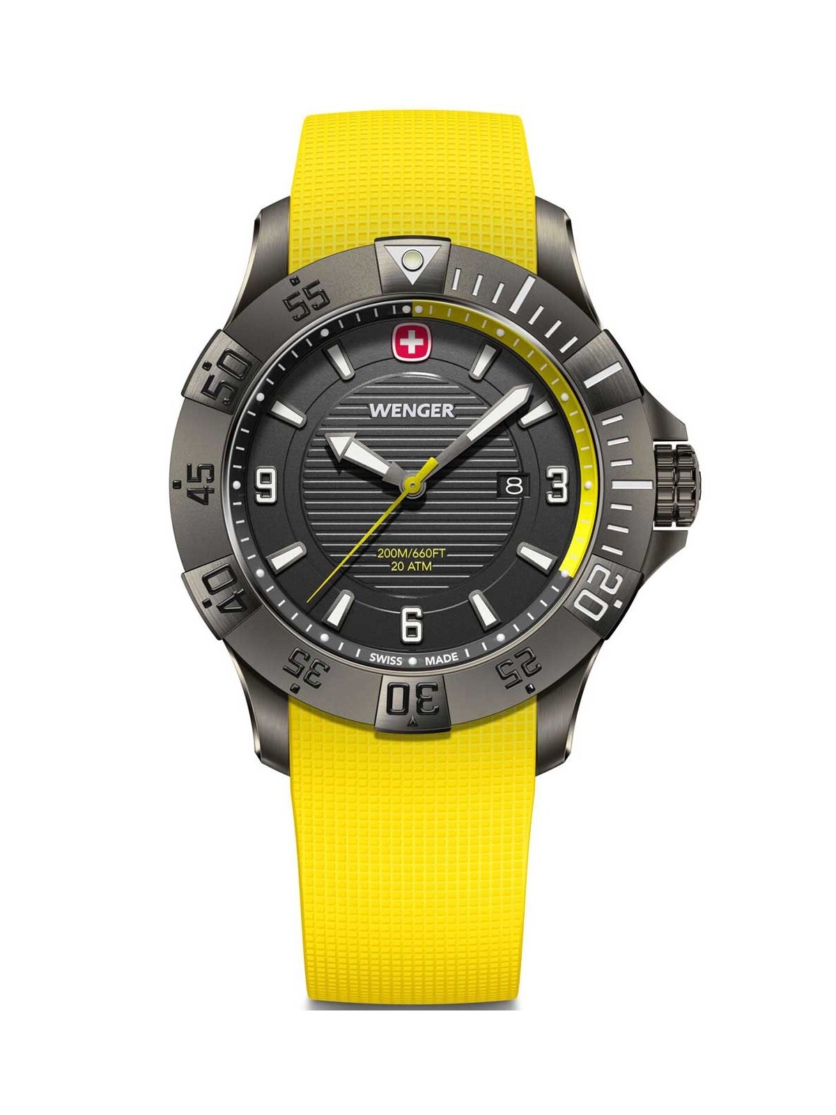 orologio uomo Wenger 01.0641.145 Mens Watch Seaforce 43mm 20ATM