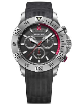 orologio uomo Wenger 01.0643.122 Mens Watch Seaforce Chronograph 43mm 20ATM