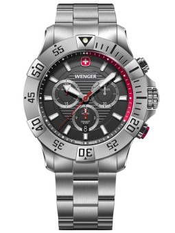 orologio uomo Wenger 01.0643.123 Mens Watch Seaforce Chronograph 43mm 20ATM
