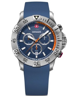 orologio uomo Wenger 01.0643.124 Mens Watch Seaforce Chronograph 43mm 20ATM