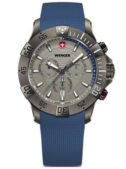 orologio uomo Wenger 01.0643.126 Mens Watch Seaforce Chronograph 43mm 20ATM