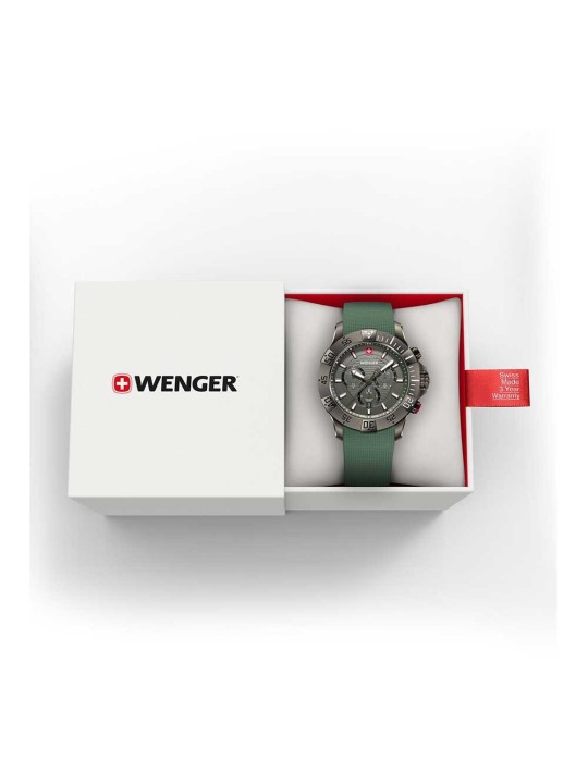 orologio uomo Wenger 01.0643.127 Mens Watch Seaforce Chronograph 43mm 20ATM