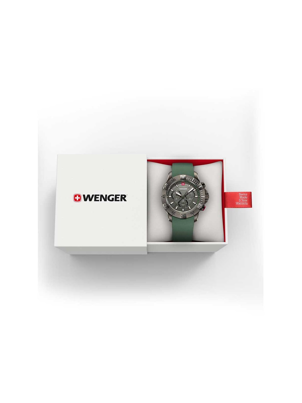orologio uomo Wenger 01.0643.127 Mens Watch Seaforce Chronograph 43mm 20ATM