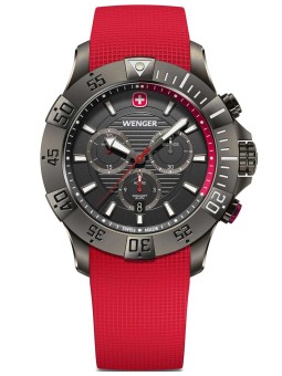 orologio uomo Wenger 01.0643.128 Mens Watch Seaforce Chronograph 43mm 20ATM