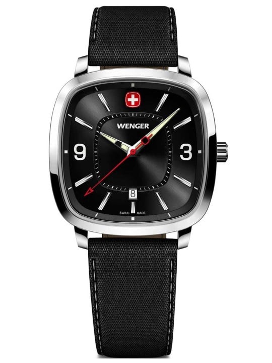 orologio uomo Wenger 01.1921.107 Mens Watch Vintage Sport 37mm 5ATM