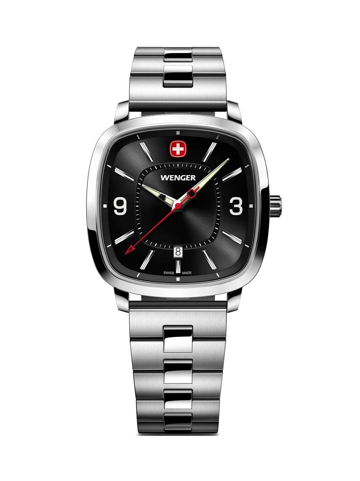 orologio uomo Wenger 01.1921.108 Mens Watch Vintage Sport 37mm 5ATM