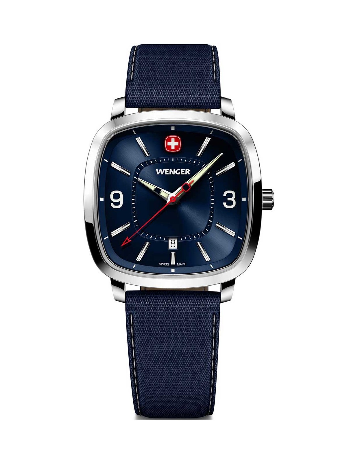 orologio uomo Wenger 01.1921.109 Mens Watch Vintage Sport 37mm 5ATM