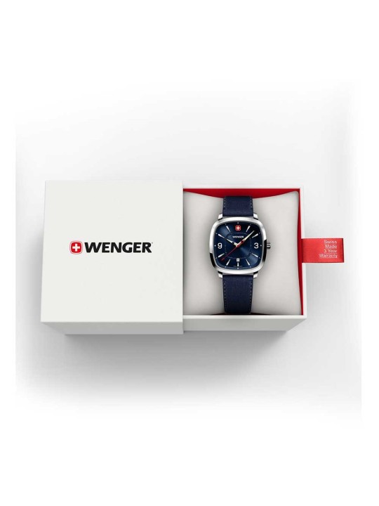 orologio uomo Wenger 01.1921.109 Mens Watch Vintage Sport 37mm 5ATM