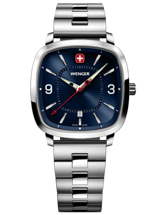 orologio uomo Wenger 01.1921.110 Mens Watch Vintage Sport 37mm 5ATM