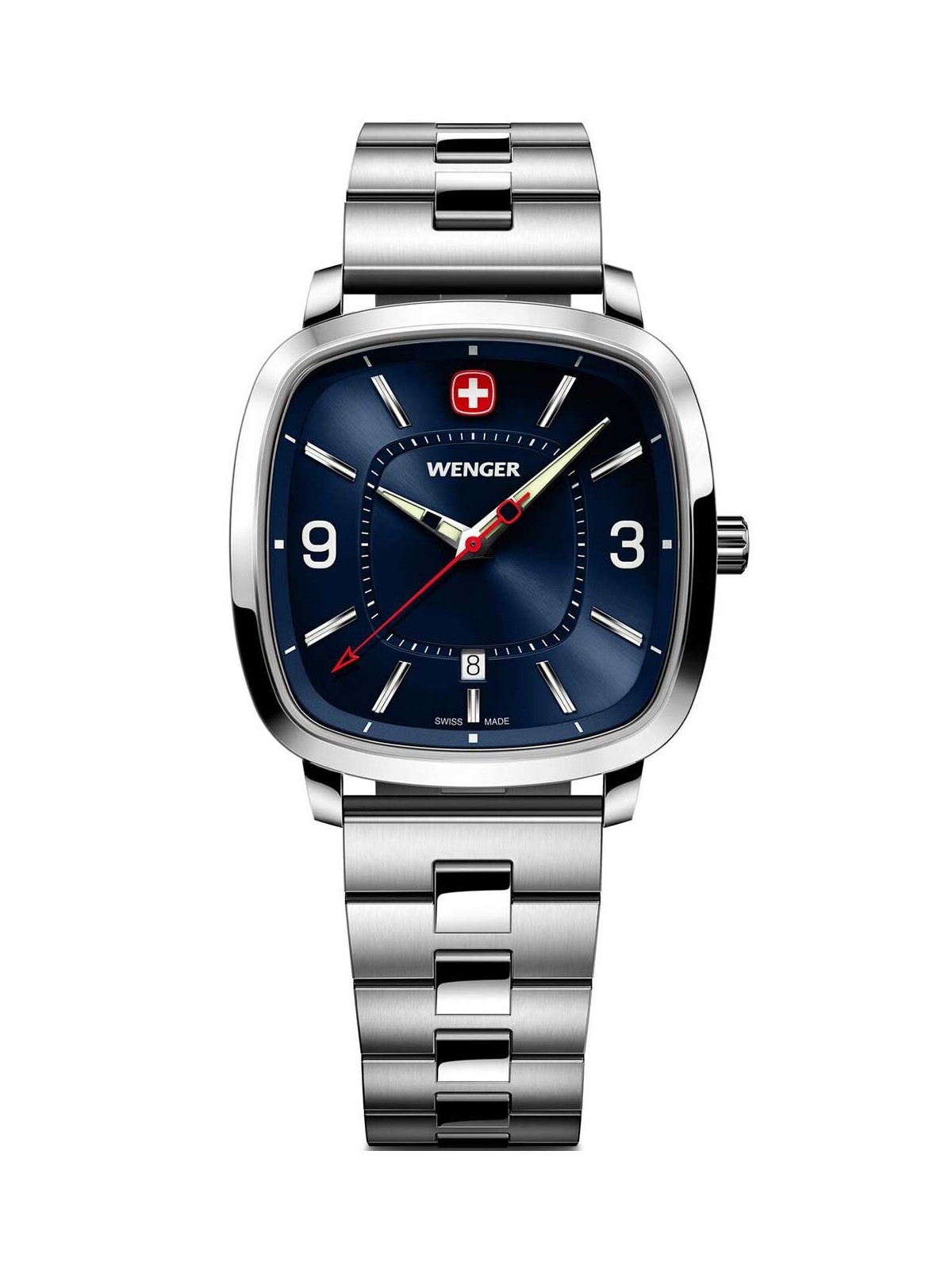 orologio uomo Wenger 01.1921.110 Mens Watch Vintage Sport 37mm 5ATM