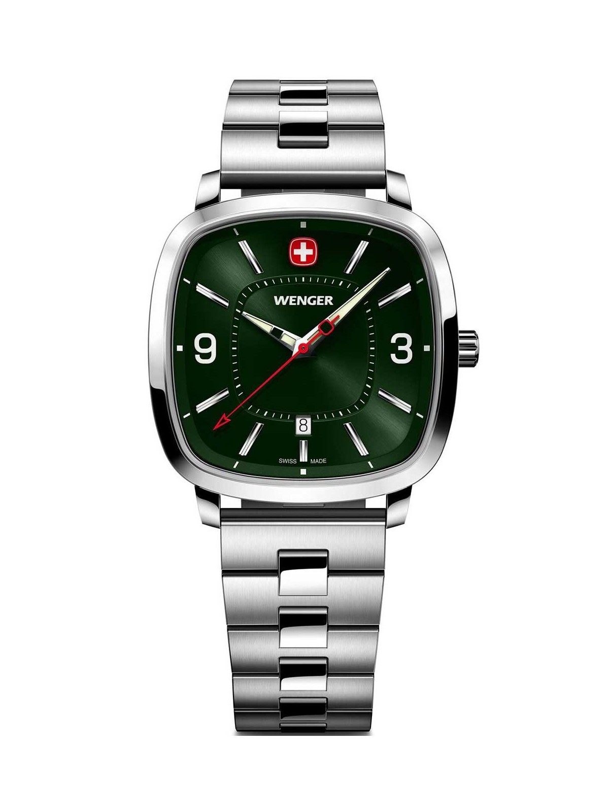 orologio uomo Wenger 01.1921.111 Mens Watch Vintage Sport 37mm 5ATM
