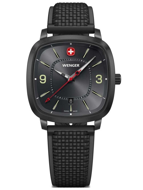 orologio uomo Wenger 01.1921.113 Mens Watch Vintage Sport 37mm 5ATM