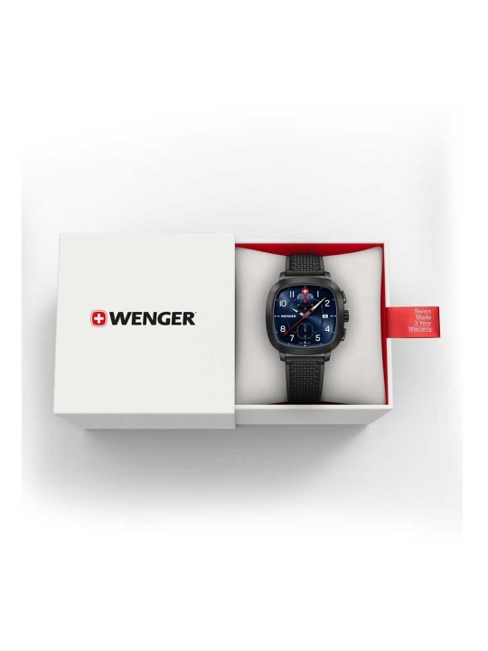 orologio uomo Wenger 01.1933.113 Mens Watch Vintage Sport Chronograph 40mm 5ATM