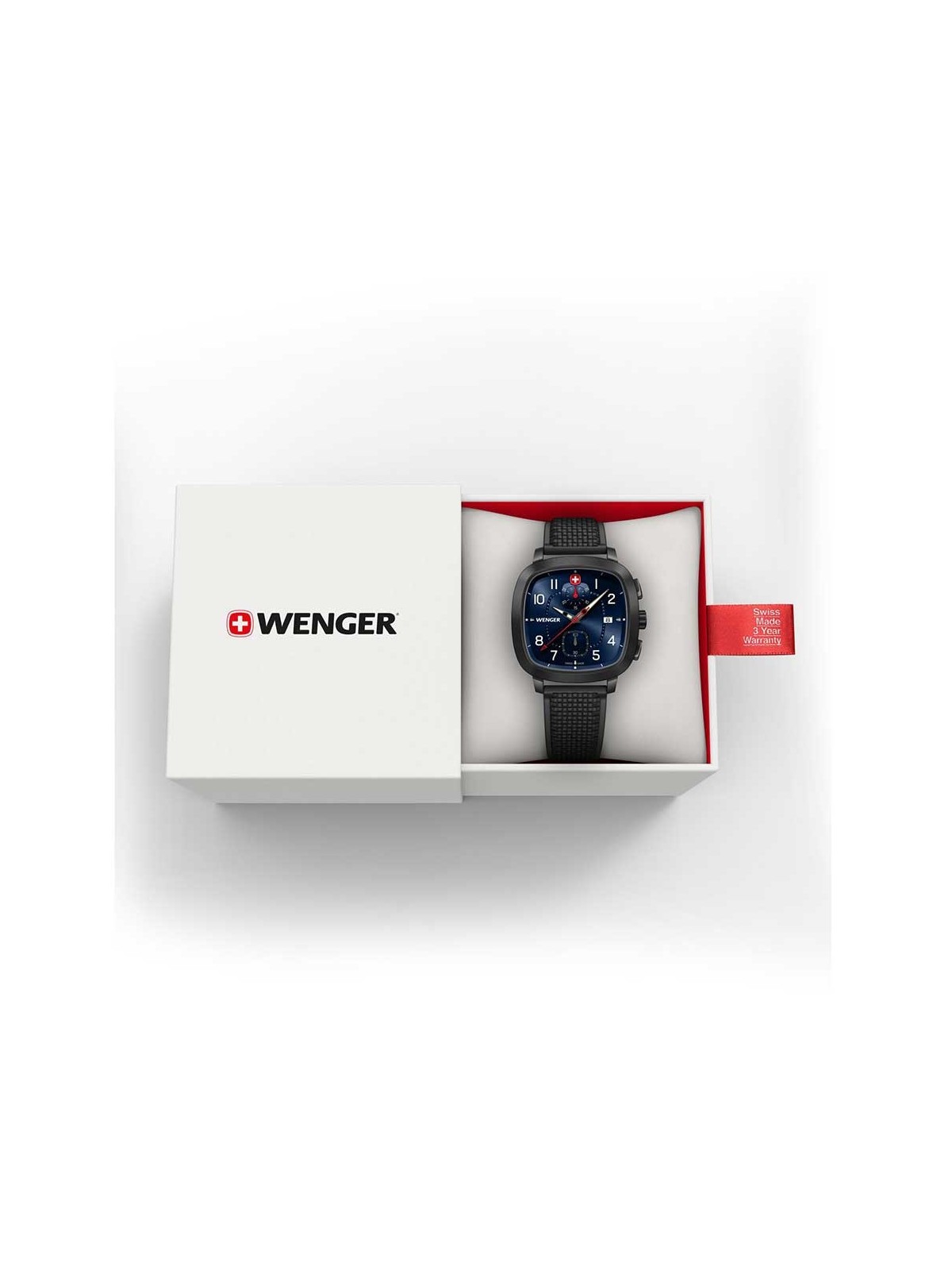 orologio uomo Wenger 01.1933.113 Mens Watch Vintage Sport Chronograph 40mm 5ATM