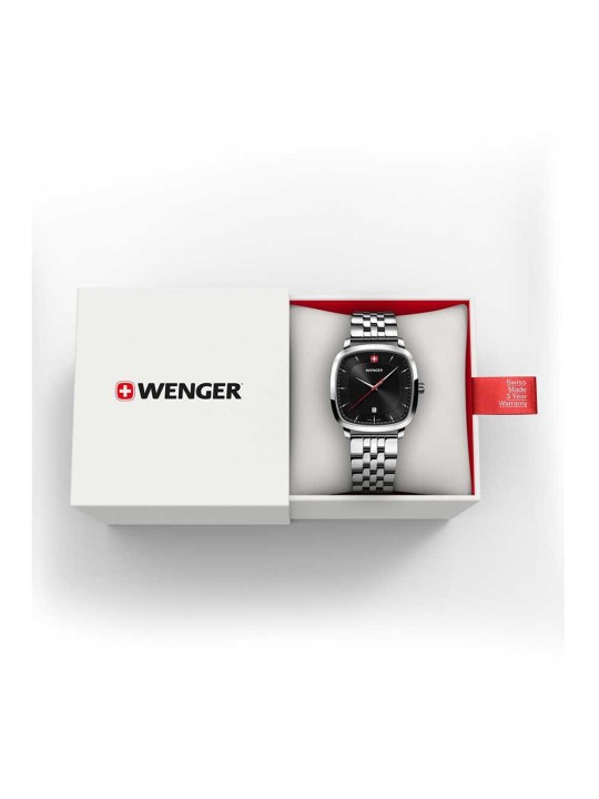 orologio uomo Wenger 01.1921.102 Mens Watch Vintage Classic 37mm 5ATM