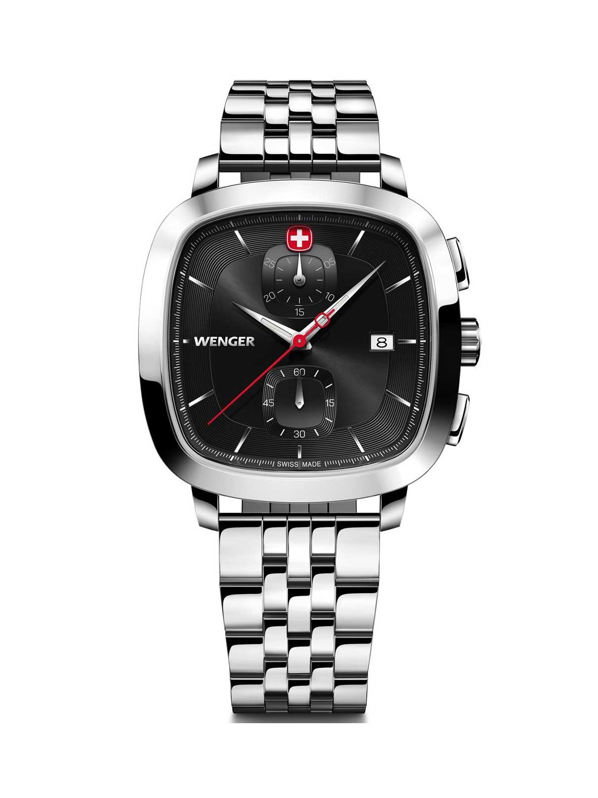 orologio uomo Wenger 01.1933.101 Mens Watch Vintage Classic Chronograph 40mm 5ATM