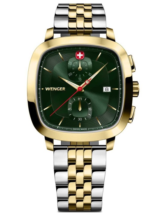 orologio uomo Wenger 01.1933.105 Mens Watch Vintage Classic Chronograph 40mm 5ATM