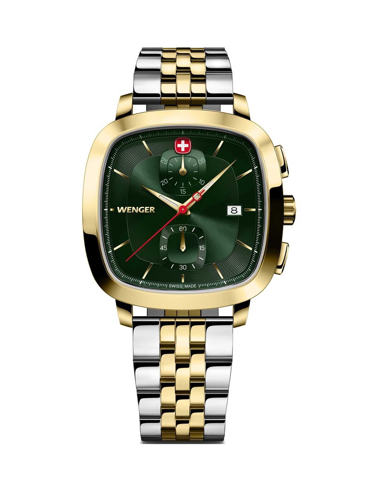 orologio uomo Wenger 01.1933.105 Mens Watch Vintage Classic Chronograph 40mm 5ATM