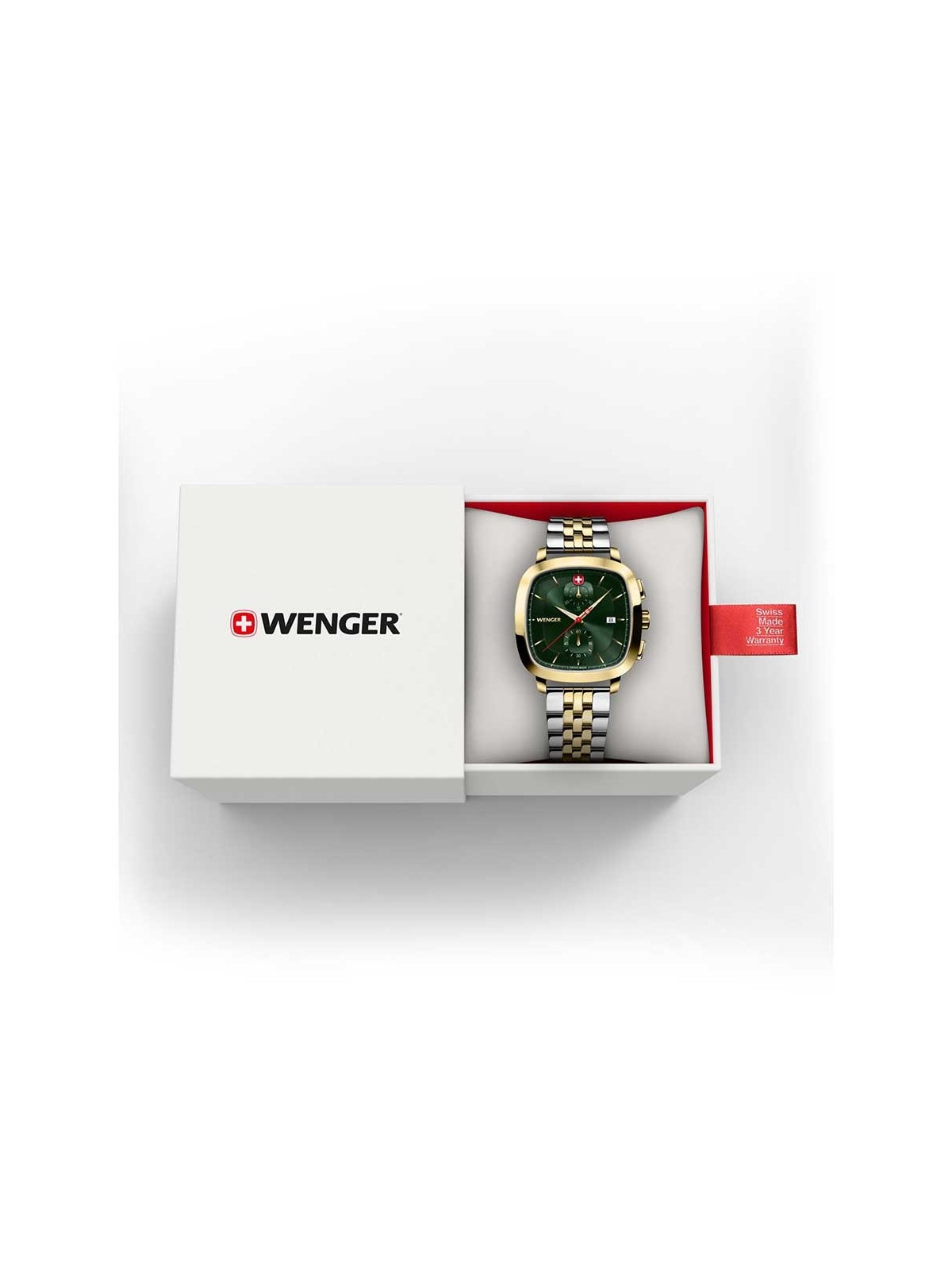 orologio uomo Wenger 01.1933.105 Mens Watch Vintage Classic Chronograph 40mm 5ATM