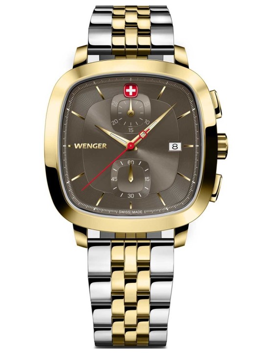 orologio uomo Wenger 01.1933.106 Mens Watch Vintage Classic Chronograph 40mm 5ATM