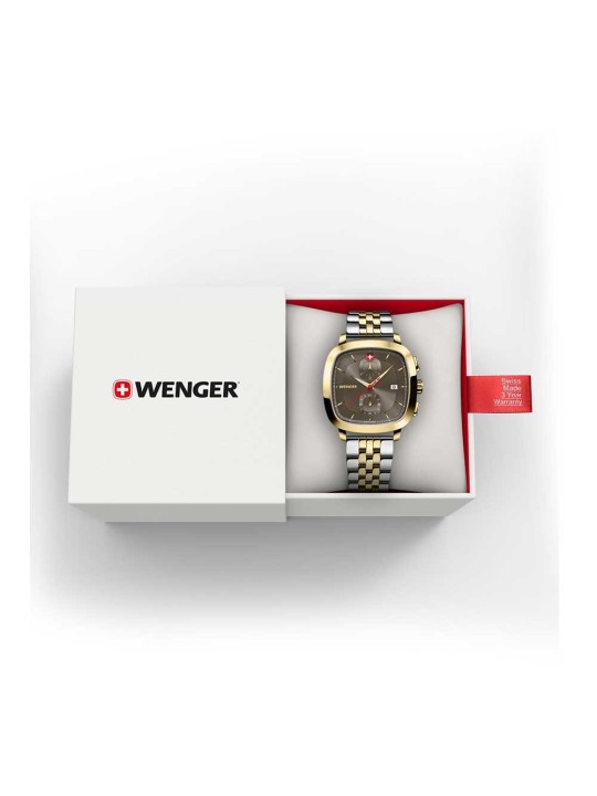 orologio uomo Wenger 01.1933.106 Mens Watch Vintage Classic Chronograph 40mm 5ATM