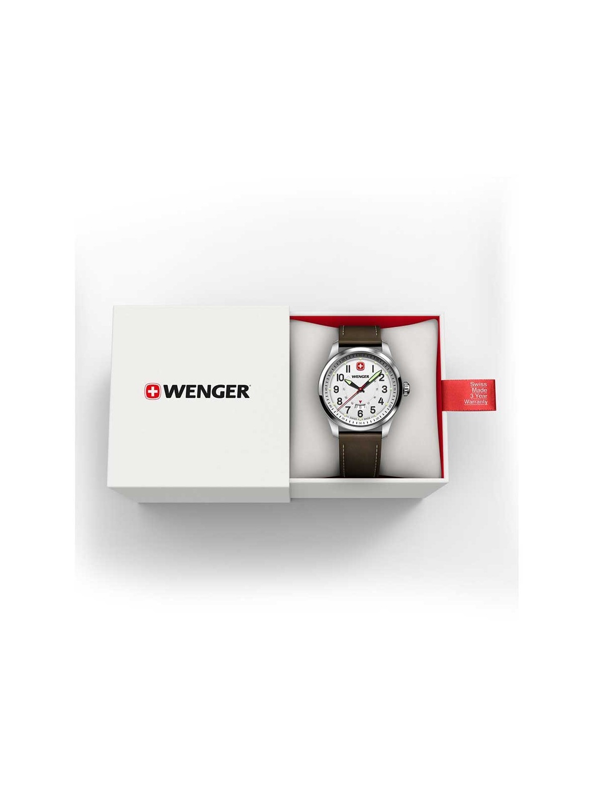 orologio uomo Wenger 01.0541.120 Mens Watch Terragraph 43mm 10ATM