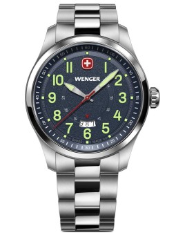 orologio uomo Wenger 01.0541.123 Mens Watch Terragraph 43mm 10ATM