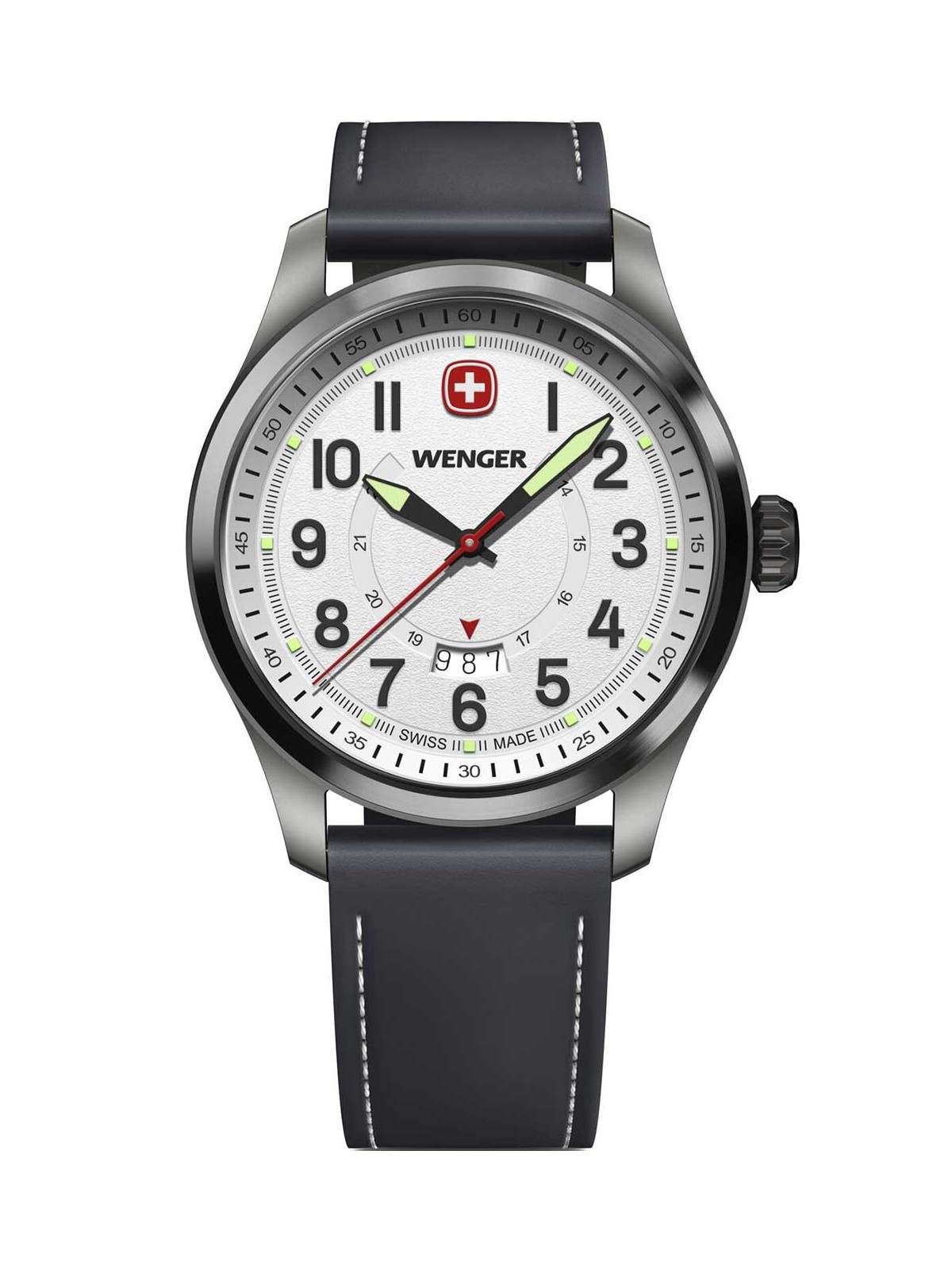 orologio uomo Wenger 01.0541.126 Mens Watch Terragraph 43mm 10ATM