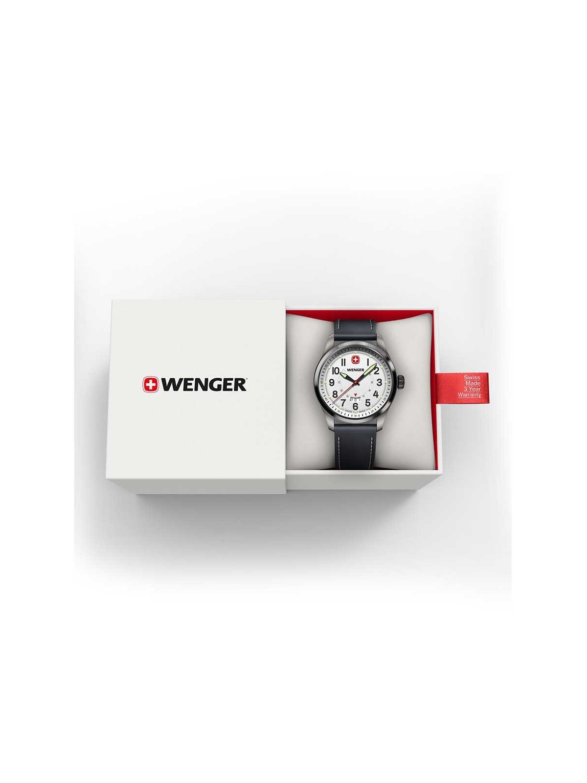 orologio uomo Wenger 01.0541.126 Mens Watch Terragraph 43mm 10ATM