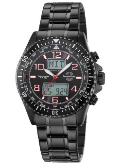 orologio uomo Master Time MTGA-10921-22M Mens Watch Radio World Timer 44mm 5ATM