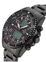 orologio uomo Master Time MTGA-10921-22M Mens Watch Radio World Timer 44mm 5ATM
