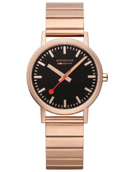 orologio unisex Mondaine A660.30314.16SBR Classic Black And pink 36mm 3ATM