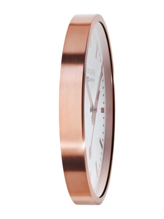 orologio da muro Mondaine A995.CLOCK.17SBK Rose Gold Wall Clock, Station Clock 40 cm Made Off aluminum MONDAINE www.essenzetotal