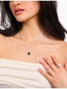 collana donna Thomas Sabo KE2296-167-14-L45V Silver Necklace With Cross Pendant Romance Ladies