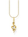 collana donna Thomas Sabo KE2300-565-14-L45V Gold-plated Necklace With Tempting Romance Snake Pendant Ladies