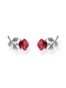 orecchini donna Thomas Sabo H2314-664-10 Silver Stud Earrings Roses Romance Ladies