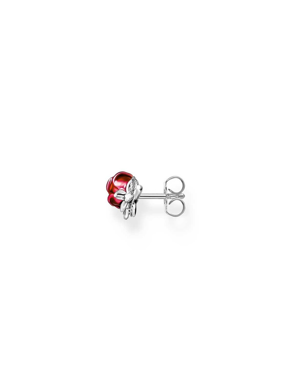 orecchini donna Thomas Sabo H2314-664-10 Silver Stud Earrings Roses Romance Ladies