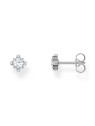 orecchini donna Thomas Sabo H2311-051-14 Silver Stud Earrings With White Stone Ladies